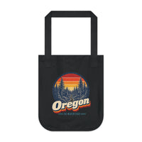 Oregon Forest Hiking Trail Tote Bag