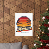 Montana Big Sky Sunset Poster