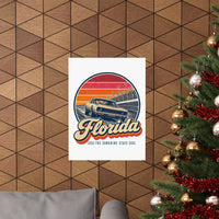Florida Daytona Racing Poster