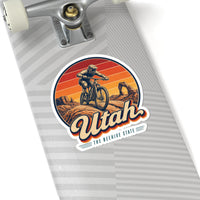 Utah Moab Mountain Biking Sticker