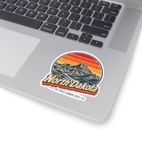 North Dakota Badlands Buttes Sticker