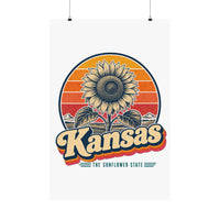 Kansas Giant Sunflower Poster