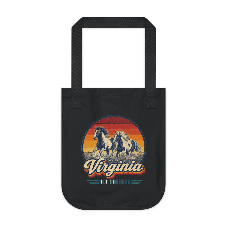Virginia Chincoteague Ponies Tote Bag