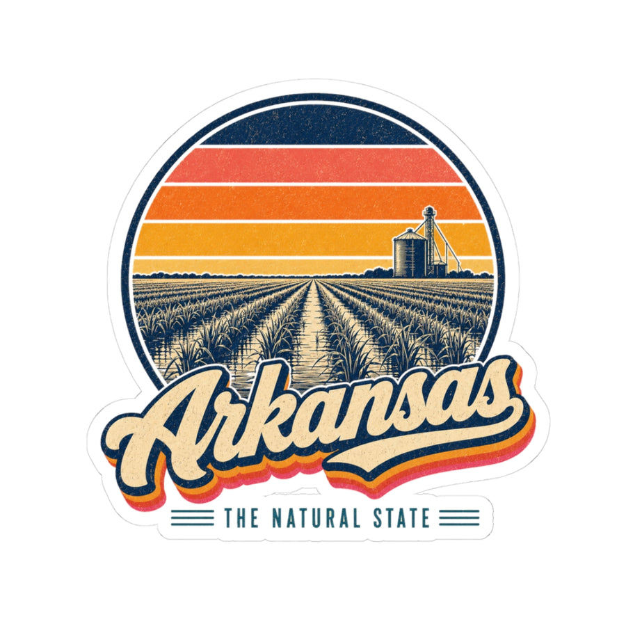 Arkansas Rice Fields Sticker