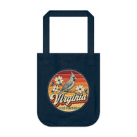 Virginia Cardinal On Dogwood Tote Bag