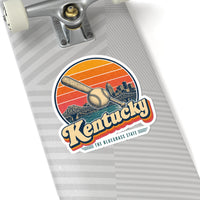 Kentucky Louisville Style Baseball Bat Sticker