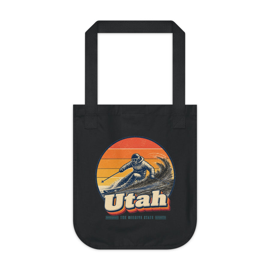 Utah Powder Skiing Tote Bag