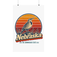 Nebraska Western Meadowlark Poster