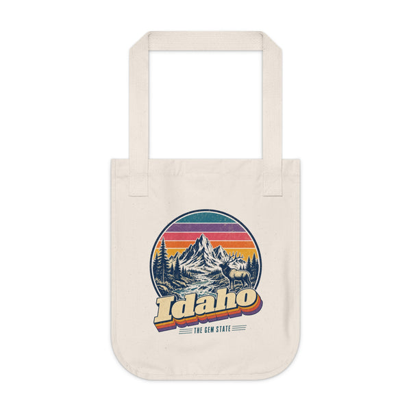 Idaho Retro Sunset Tote Bag