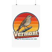 Vermont Hermit Thrush Poster