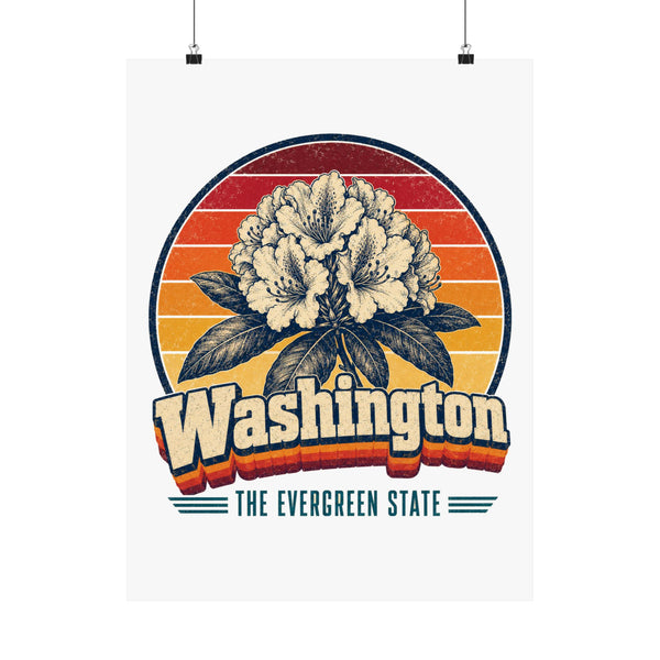 Washington Rhododendron Poster