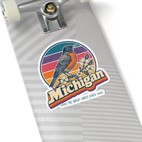 Michigan American Robin Sticker