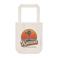 Kansas Prairie Windmill Tote Bag