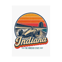 Indiana Vintage Open Wheel Race Car Poster