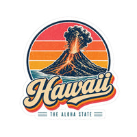 Hawaii Erupting Volcano Sticker