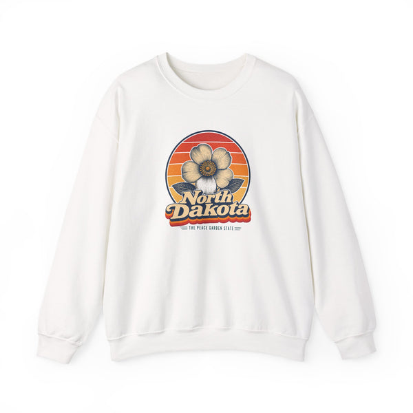 North Dakota Wild Prairie Rose Sweatshirt
