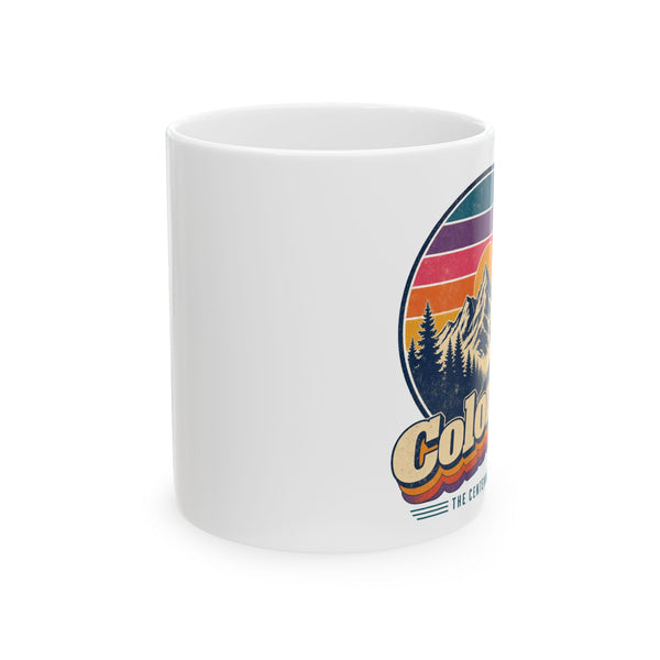 Colorado Retro Sunset Mug