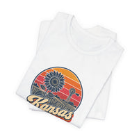 Kansas Retro Sunset Tee