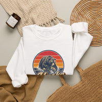 Alaska Grizzly Bear Catching Salmon Sweatshirt