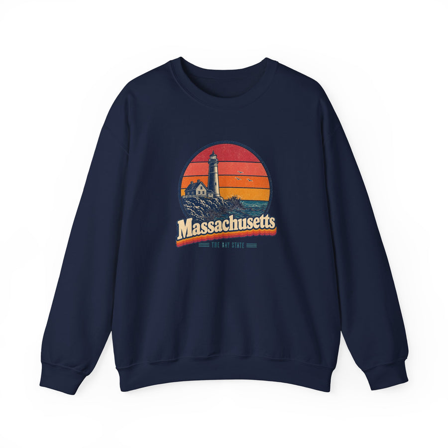 Massachusetts Lighthouse On A Bluff Sweatshirt