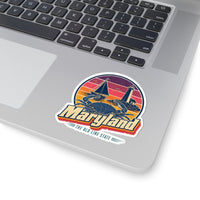 Maryland Retro Sunset Sticker