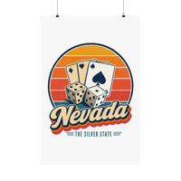 Nevada Dice And Playing Cards Poster