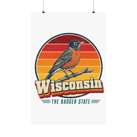 Wisconsin American Robin Poster