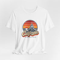 California Beach Sunset Bonfire Tee