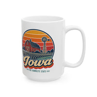 Iowa Red Barn And Windmill Mug