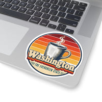 Washington Coffee Cup Sticker