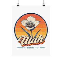 Utah Sego Lily Poster