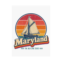 Maryland Skipjack Sailboat Poster