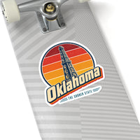 Oklahoma Oil Derrick Sticker