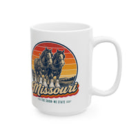Missouri Clydesdale Horses Mug