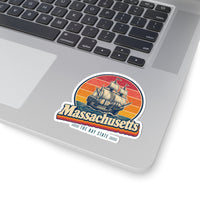 Massachusetts Mayflower Ship Sticker