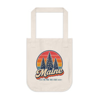 Maine Pine Trees Tote Bag