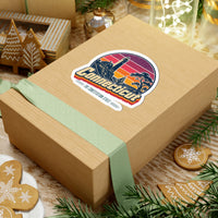 Connecticut Retro Sunset Sticker
