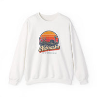 Nebraska Retro Sunset Sweatshirt