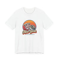 New York Pizza Slice And Bagel Tee
