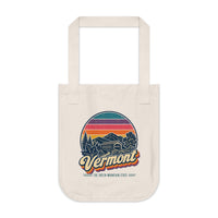 Vermont Retro Sunset Tote Bag