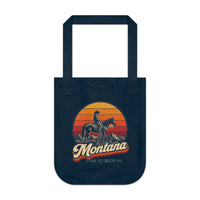 Montana Cowboy On Horseback Tote Bag