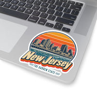 New Jersey Atlantic City Skyline Sticker
