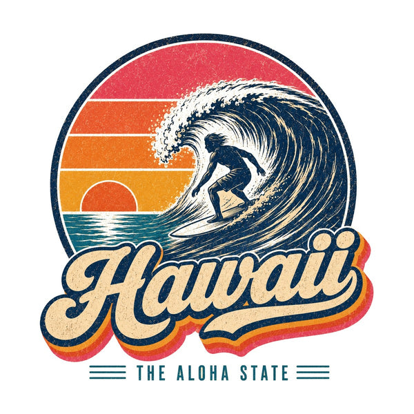 Hawaii Big Wave Surfing Tee