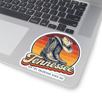Tennessee Cowboy Boots Hat Sticker