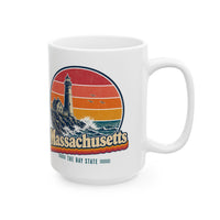 Massachusetts Lighthouse On A Bluff Mug