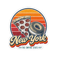 New York Pizza Slice And Bagel Sticker