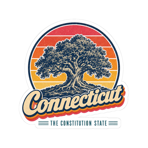 Connecticut Charter Oak Sticker