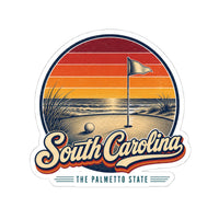 South Carolina Coastal Golf Sticker