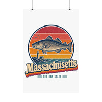 Massachusetts Cod Fish Poster