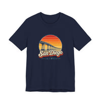 San Diego Retro Sunset Tee